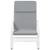 Scaun de relaxare, gri deschis, material textil GartenMobel Dekor