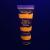 Vopsea glow uv neon, orange, recipient 25 ml, pentru body painting si proiecte artistice MultiMark GlobalProd