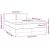 Pat box spring cu saltea, cappuccino, 140x190cm piele ecologică GartenMobel Dekor