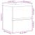 Set mobilier de baie, 2 piese, gri beton, lemn compozit GartenMobel Dekor