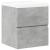 Set mobilier de baie, 2 piese, gri beton, lemn compozit GartenMobel Dekor