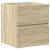 Set mobilier de baie, 2 piese, stejar sonoma, lemn prelucrat GartenMobel Dekor