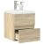 Set mobilier de baie, 2 piese, stejar sonoma, lemn prelucrat GartenMobel Dekor