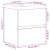 Set mobilier de baie, 2 piese, stejar sonoma, lemn prelucrat GartenMobel Dekor