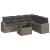 Set canapele de grădină, 7 piese, cu perne, gri, poliratan GartenMobel Dekor
