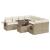 Set canapele de grădină, 9 piese, cu perne, bej, poliratan GartenMobel Dekor