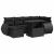 Set canapele de grădină cu perne, 7 piese, negru, poliratan GartenMobel Dekor