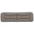 Pernă pentru tăblie de pat, gri taupe, 180 cm, material textil GartenMobel Dekor