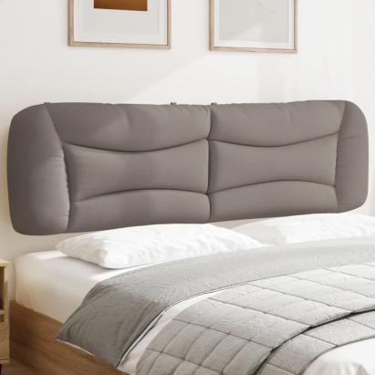 Pernă pentru tăblie de pat, gri taupe, 180 cm, material textil GartenMobel Dekor