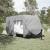Husa de rulota gri 610x250x220 cm Tesatura netesuta GartenMobel Dekor
