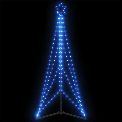 Instalație brad de Crăciun 363 LED-uri, albastru, 182 cm GartenMobel Dekor