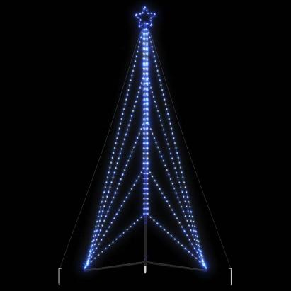 Instalație brad de Crăciun 615 LED-uri, albastru, 404,5 cm GartenMobel Dekor