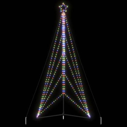 Instalație brad de Crăciun 615 LED-uri, colorat, 404,5 cm GartenMobel Dekor