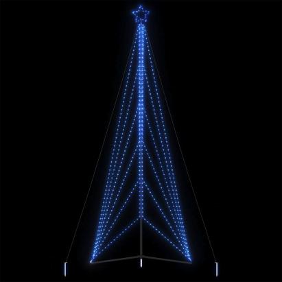 Instalație brad de Crăciun 861 LED-uri, albastru, 478 cm GartenMobel Dekor