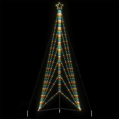Instalație brad de Crăciun 861 LED-uri, colorat, 478 cm GartenMobel Dekor