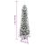 Brad de Crăciun artificial slim cu zăpadă pufoasă 180 cm PVC&PE GartenMobel Dekor