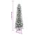 Brad de Crăciun artificial slim cu zăpadă pufoasă 240 cm PVC&PE GartenMobel Dekor