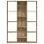 Separator cameră/Bibliotecă, Stejar artizanal 100x24x140 cm PAL GartenMobel Dekor