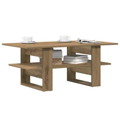 Măsuță de cafea, stejar artizanal, 102x55x42 cm, lemn prelucrat GartenMobel Dekor