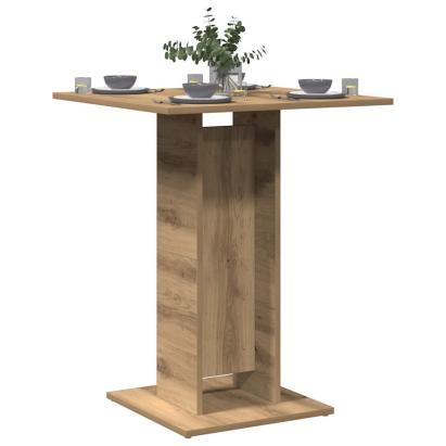 Masă de bistro, Stejar artizanal, 60 x 60 x 75 cm, PAL GartenMobel Dekor