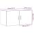 Dulap de perete, stejar artizanal, 80x39x40 cm, lemn prelucrat GartenMobel Dekor