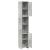 Dulap de baie, gri beton, 30x30x183,5 cm, PAL GartenMobel Dekor
