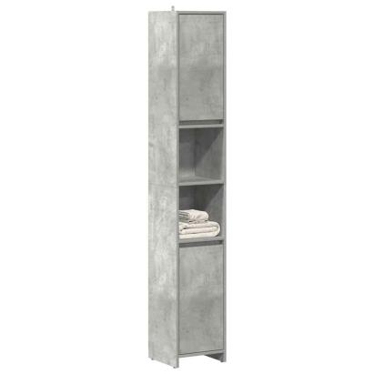 Dulap de baie, gri beton, 30x30x183,5 cm, PAL GartenMobel Dekor