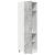 Dulap frigider, gri beton, 60 x 57 x 207 cm, lemn prelucrat GartenMobel Dekor