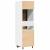 Dulap de frigider, Lemn vechi, 60x57x207 cm, lemn prelucrat GartenMobel Dekor