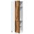 Dulap de frigider, Lemn vechi, 60x57x207 cm, lemn prelucrat GartenMobel Dekor