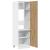 Dulap pentru frigider, Stejar artizanal, 60 x 57 x 207 cm, PAL GartenMobel Dekor
