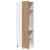 Dulap pentru frigider, Stejar artizanal, 60 x 57 x 207 cm, PAL GartenMobel Dekor