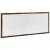 Oglindă de baie LED stejar fumuriu 100x8,5x37 cm lemn prelucrat GartenMobel Dekor