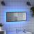 Oglindă de baie LED stejar maro, 100x8,5x37 cm lemn prelucrat GartenMobel Dekor