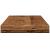 Rafturi perete 4 buc., lemn vechi, 40x20x1,5 cm, lemn prelucrat GartenMobel Dekor