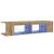 Dulap TV cu LED stejar artizanal 135x39x30 cm lemn prelucrat GartenMobel Dekor