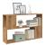 Bibliotecă, stejar artizanal, 100x24x63 cm, lemn prelucrat GartenMobel Dekor