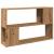 Bibliotecă, stejar artizanal, 100x24x63 cm, lemn prelucrat GartenMobel Dekor