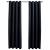 Draperii opace cu inele metalice, 2 buc., negru, 140 x 175 cm GartenMobel Dekor