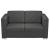 Set canapele, 2 piese, gri închis, material textil  GartenMobel Dekor
