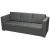 Set canapele, 2 piese, gri închis, material textil  GartenMobel Dekor