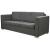 Set canapele, 2 piese, gri închis, material textil  GartenMobel Dekor