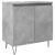 Set mobilier de baie, 3 piese, gri beton, lemn compozit GartenMobel Dekor