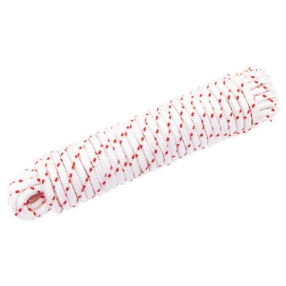 Cablu de pornire cu tragere, alb și roșu Ø6 mm 10 m nailon GartenMobel Dekor
