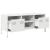 Dulap TV, alb, 101,5x39x43,5 cm, oțel laminat la rece GartenMobel Dekor