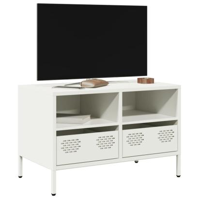 Dulap TV, alb, 68x39x43,5 cm, oțel laminat la rece GartenMobel Dekor