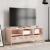 Dulap TV, roz, 101,5x39x43,5 cm, oțel laminat la rece GartenMobel Dekor