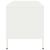 Dulap TV, alb, 101,5x39x43,5 cm, oțel laminat la rece GartenMobel Dekor