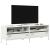Dulap TV, alb, 135x39x43,5 cm, oțel laminat la rece GartenMobel Dekor