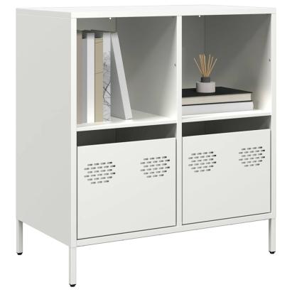 Dulap, alb, 68x39x73,5 cm, oțel laminat la rece GartenMobel Dekor
